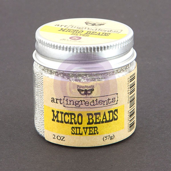 Art Ingredients-Micro Beads: Silver